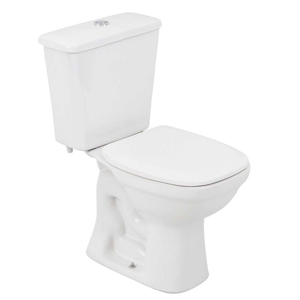 Vaso Sanitario com Caixa Acoplada e Acessorios de Instalacao e Assento Pp Branco Mariana Icasa 1